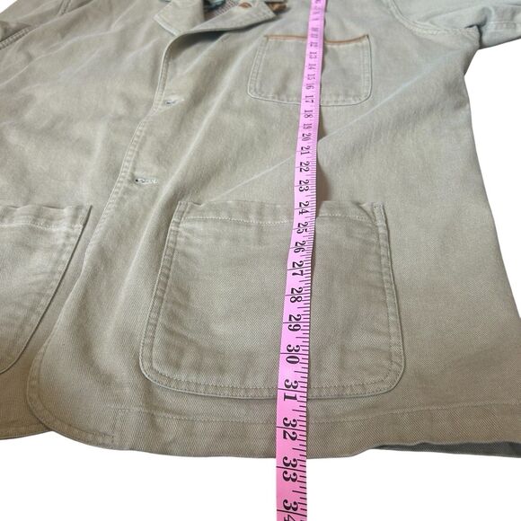 Orvis Zambezi Leather Trim Hunting Outdoor Safari Jacket Blazer Mesh Men's XL - Picture 9 of 16